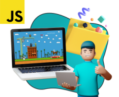 Программирование на JavaScript. Учимся создавать игры! - Школа программирования для детей, компьютерные курсы для школьников, начинающих и подростков - KIBERone г. Мирный