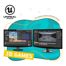 Unreal Engine 4. Игровой движок - КИБЕРшкола программирования для детей, компьютерные курсы для школьников, начинающих и подростков - KIBERone г. Мирный