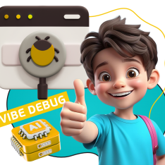 Тестирование & Vibe Debug. Охотники за багами - КИБЕРшкола программирования для детей, компьютерные курсы для школьников, начинающих и подростков - KIBERone г. Мирный