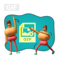Gif-анимация - КИБЕРшкола программирования для детей, компьютерные курсы для школьников, начинающих и подростков - KIBERone г. Мирный