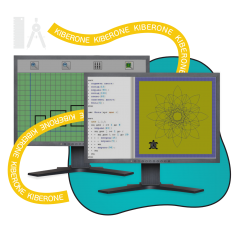 Исполнители чертежник и черепашка - КИБЕРшкола программирования для детей, компьютерные курсы для школьников, начинающих и подростков - KIBERone г. Мирный