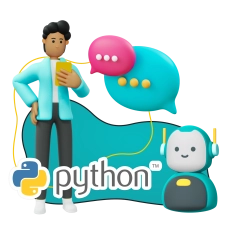 Умный чат-бот на Python на Telegram - КИБЕРшкола программирования для детей, компьютерные курсы для школьников, начинающих и подростков - KIBERone г. Мирный