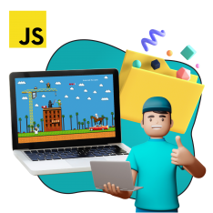 Программирование на JavaScript. Учимся создавать игры! - КИБЕРшкола программирования для детей, компьютерные курсы для школьников, начинающих и подростков - KIBERone г. Мирный